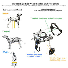 Load image into Gallery viewer, 2-Wheel Disabled Pet Rehabilitation Walking Aid: S/M/L
