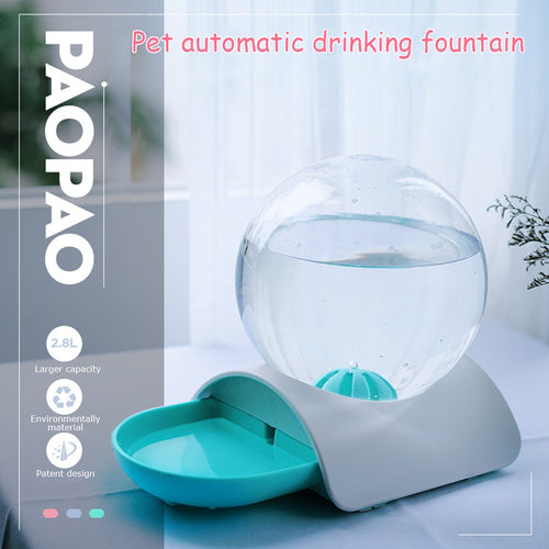 Automatic Drinking Bowl for Pets, 2.8L; 3 Color Options - bnotebuzz