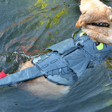 Load image into Gallery viewer, Dragon Swimming Suit Life Jacket for Pets; Size Options
