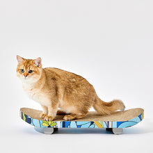 Load image into Gallery viewer, Cat skateboardScratcher with Catnip
