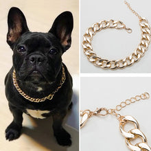 Load image into Gallery viewer, French Bulldog Necklace Silvery/Golden Pet Accessory; Options Available

