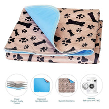Load image into Gallery viewer, Reusable Dog Bed Mat Dog Urine Pad Puppy Pee Fast Absorbing

