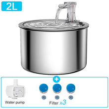 Load image into Gallery viewer, 304 Stainless Steel Water Fountain, Automatic Sensor, Ultra-Quiet Pump, Filter Water Dispenser; Options Available

