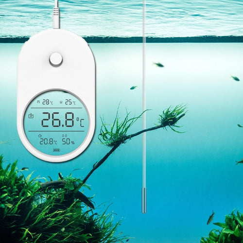 3 in 1 Electronic Aquarium Thermometer Hygrometer LCD Digital - bnotebuzz