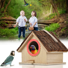 Load image into Gallery viewer, Outdoor Hanging Large Bird House, Wooden - bnotebuzz
