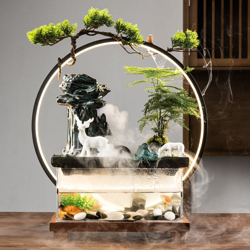 Creative and Decorative Ecological Desktop Aquarium, Options Available - bnotebuzz