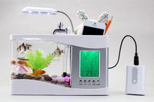 Load image into Gallery viewer, Multifunctional Small Fish Tank with Lighting, Digital - bnotebuzz
