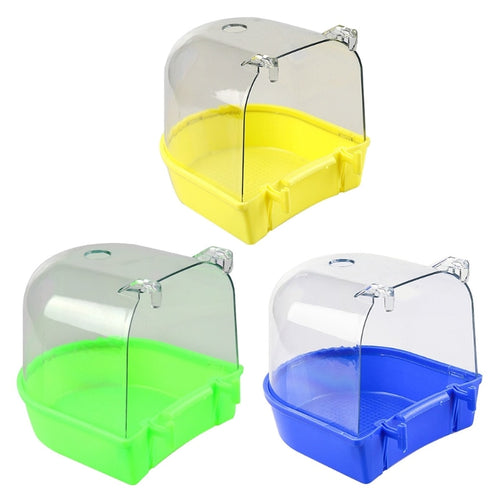Bird Bath Tub for Cages, 3 Color Options - bnotebuzz