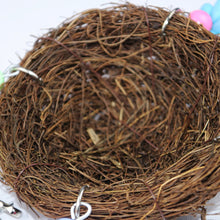 Load image into Gallery viewer, Swinging Straw Birds Nest Cage Accessory - bnotebuzz
