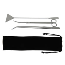 Load image into Gallery viewer, 3 Piece Stainless Steel Aquarium Cleaning Tools
