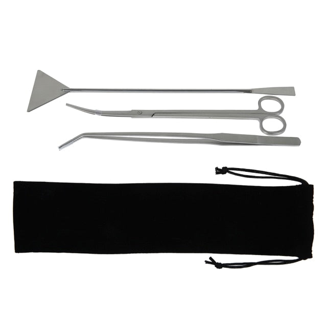 3 Piece Stainless Steel Aquarium Cleaning Tools