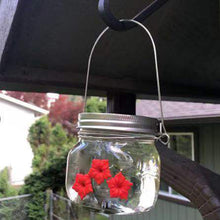 Load image into Gallery viewer, Country Style Hummingbird Feeder Mason Jar
